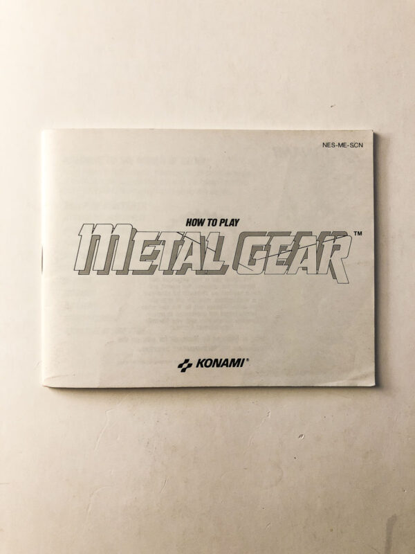 Metal Gear (NES Manual) #24