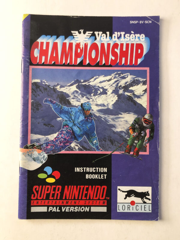 Val d'lsere Championship (SNES Manual) #8