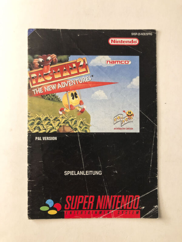 PAC Man (SNES Manual) #34(german)