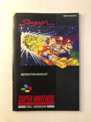 Super Gameboy Booklet (SNES Manual) #69
