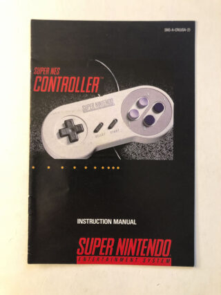 Super Nes Controller Manual (SNES Manual) #55