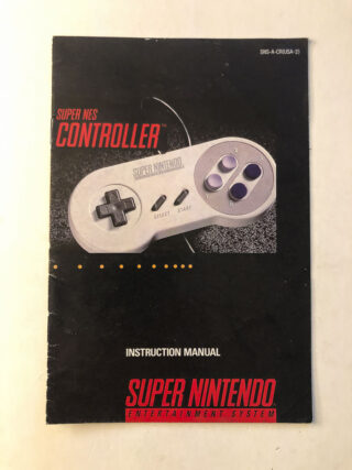 Super Nes Controller Manual (SNES Manual) #56