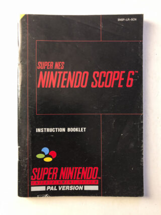 Super Nes Nintendo Scope 6 (SNES Manual) #62