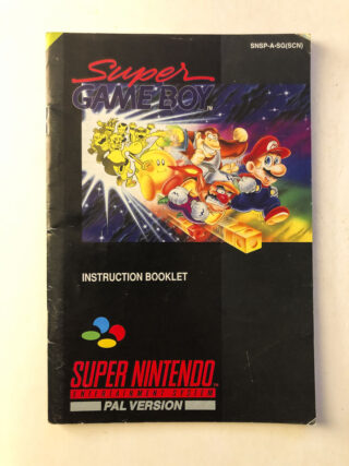 Super Gameboy Booklet (SNES Manual) #70