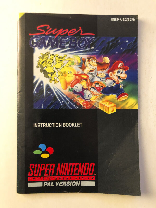 Super Gameboy Booklet (SNES Manual) #68