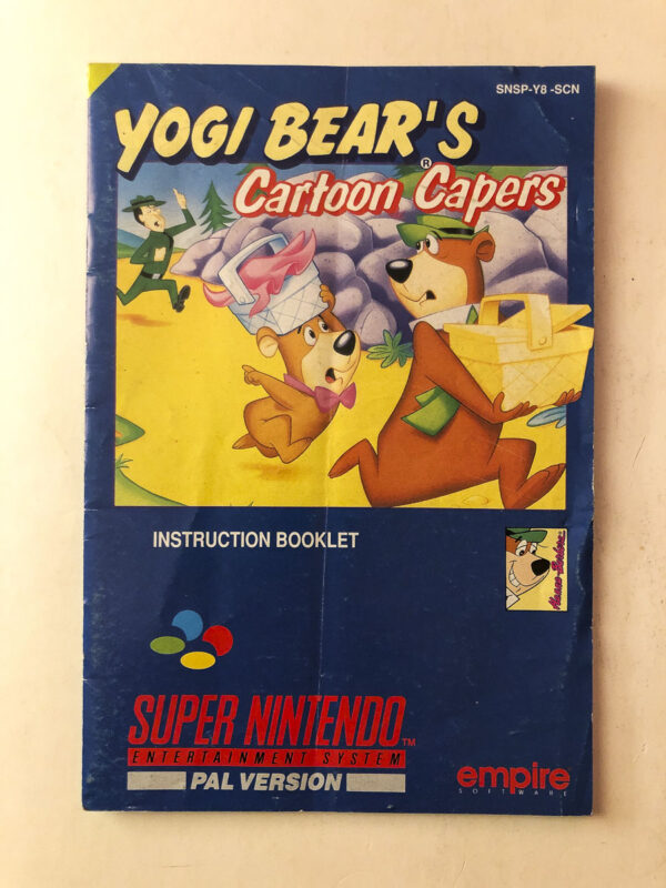 Yogi Bears Cartoon Capers (SNES Manual) #81