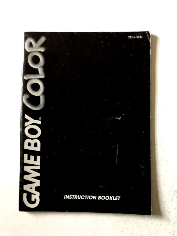 Gameboy Color, Instruction Booklet (GB Color Manual) #14