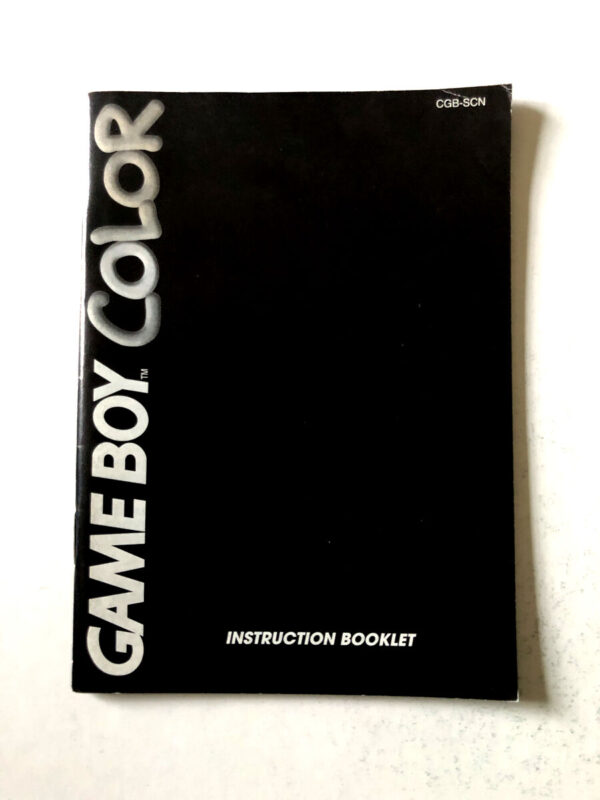 Gameboy Color, Instruction Booklet (GB Color Manual) #15