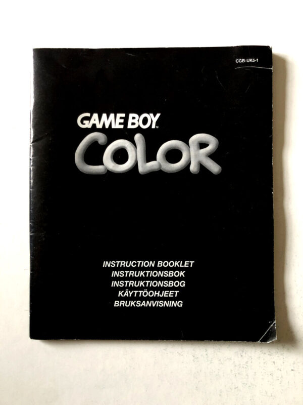 Gameboy Color, Instruction Booklet (GB Color Manual) #16