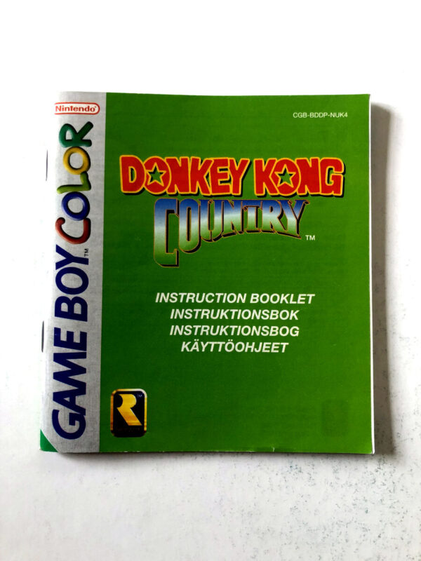 Donkey Kong Country (GB Color Manual) #6