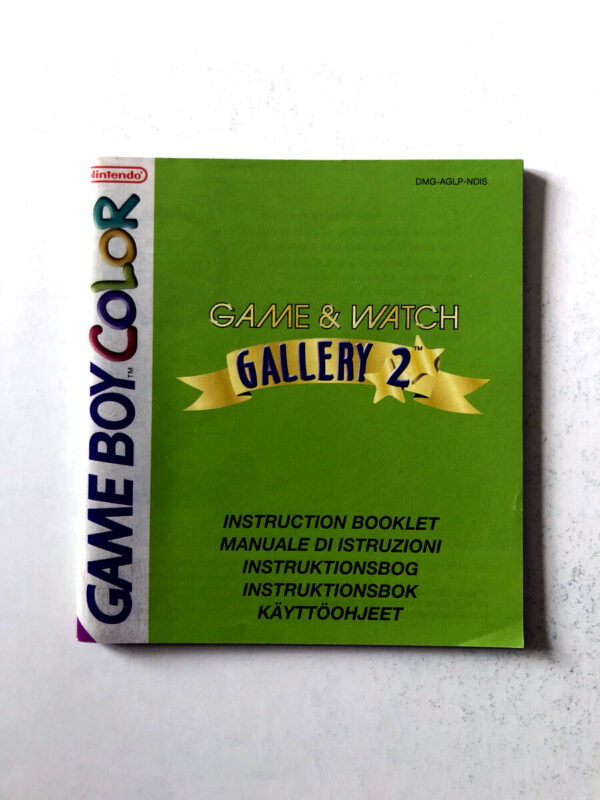 Game & Watch Gallery 2 (GB Color Manual) #9