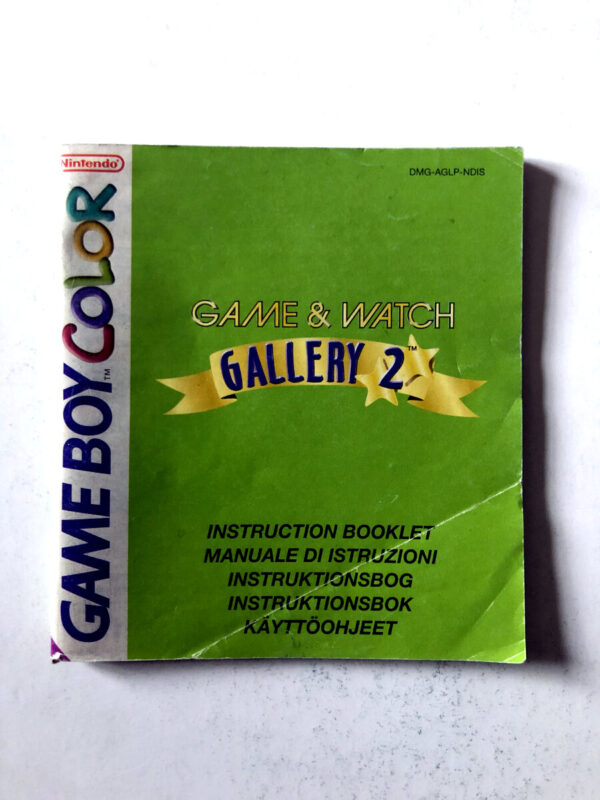 Game & Watch Gallery 2 (GB Color Manual) #11