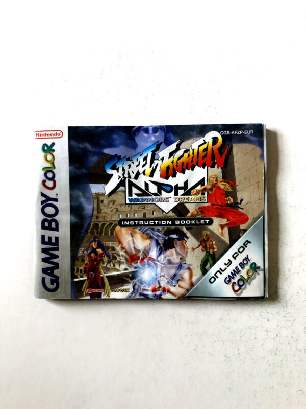 Street Fighter Alpha Warriors Dreams (GB Color Manual) #38