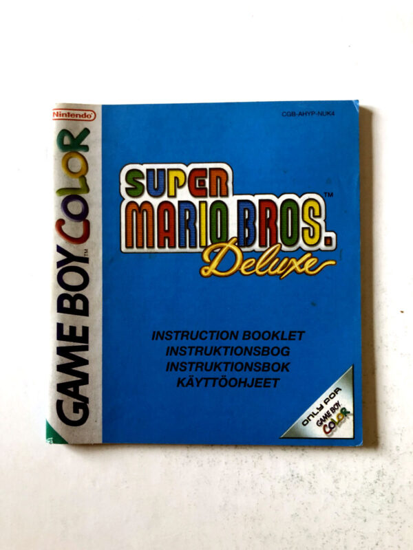 Super Mario Bros Deluxe (GB Color Manual) #44