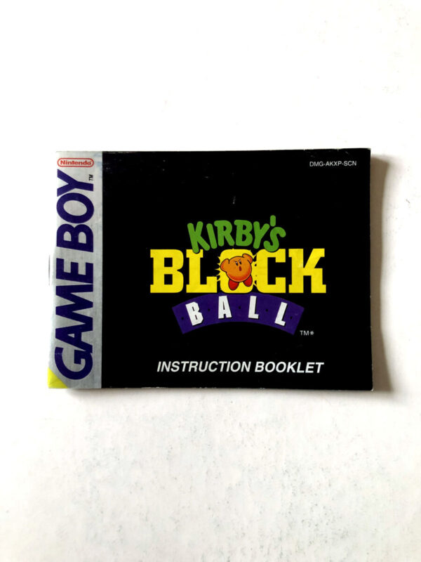 Kirbys Block Ball (GB Classic Manual) #30