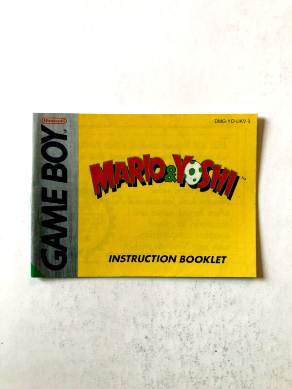 Mario & Yoshi (GB Classic Manual) #33