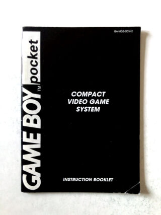 Gameboy Pocket, Instruction Booklet (GB Classic Manual) #107