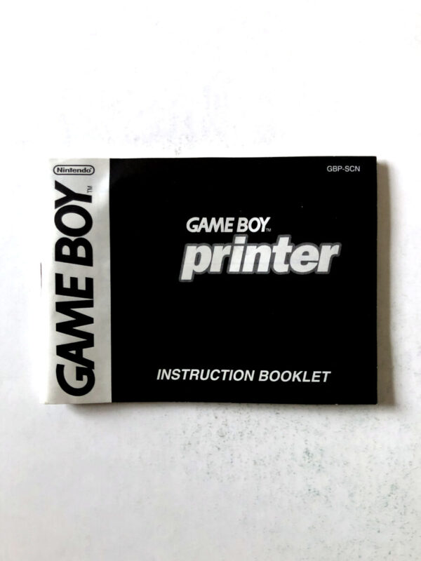 Gameboy Printer, Instruction Manual (GB Classic Manual) #111