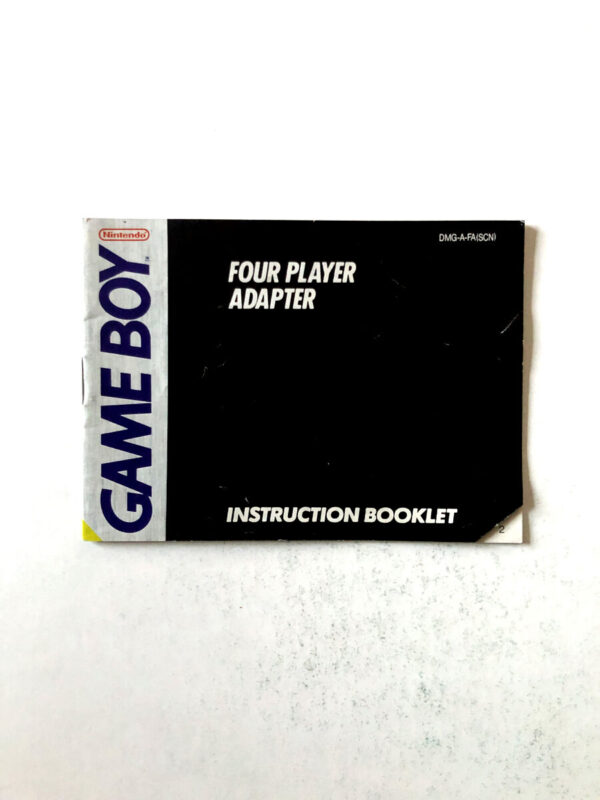 Four Player Adapter, Instruction Booklet (GB Classic Manual) #78