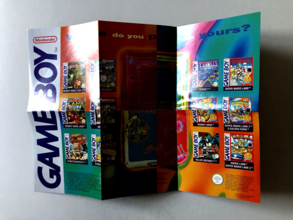2 sidet plakat, Gameboy og Snes plakat (GB Classic Manual) #74