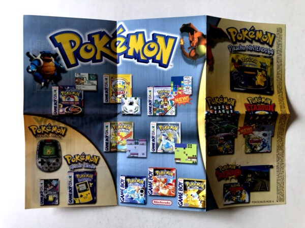 Dobbelt sidet reklame plakat, Pokemon Snap og N64 (GB Color Manual) #12 - Image 3
