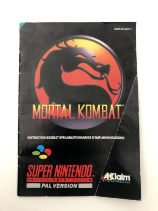 Mortal Kombat (SNES Manual) #136
