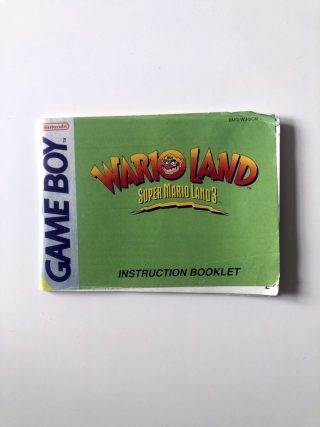 Wario Land - Super Mario Land 3 (GB Classic Manual) #176