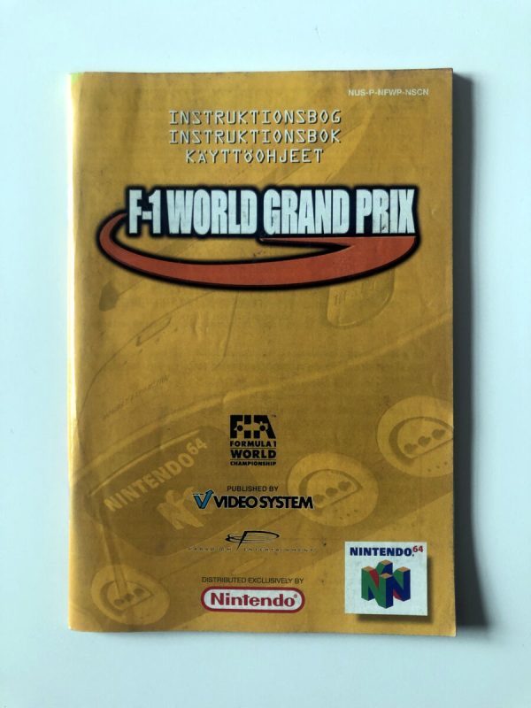 F-1 World Grand Prix (N64 Manual) #156