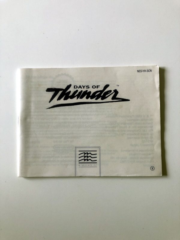 Days of Thunder (NES Manual) #74