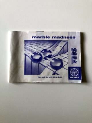 Marble Madness (Sega Master-manualer) #21