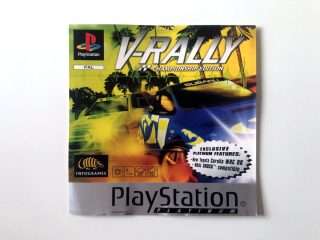 V-Rally - Kun front Indlæg - Ingen Manual (PS1-manual) #192