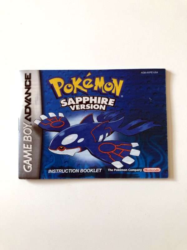 Pokemon Sapphire Version  - USA Region  (GB Advance Manual) #137