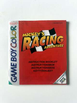 Mickeys Racing Adventure (GB Color Manual) #94