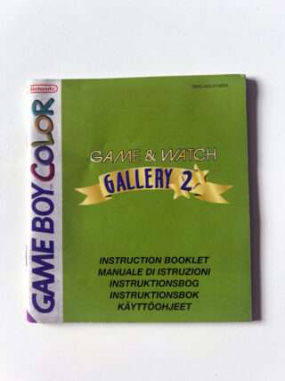 Game & Watch Gallery 2 (GB Color Manual) #97