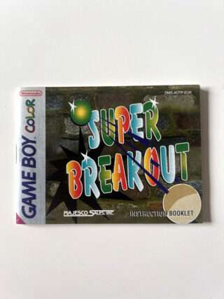 Super Breakout (GB Color Manual) #101