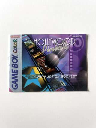 Hollywood Pinball (GB Color Manual) #102