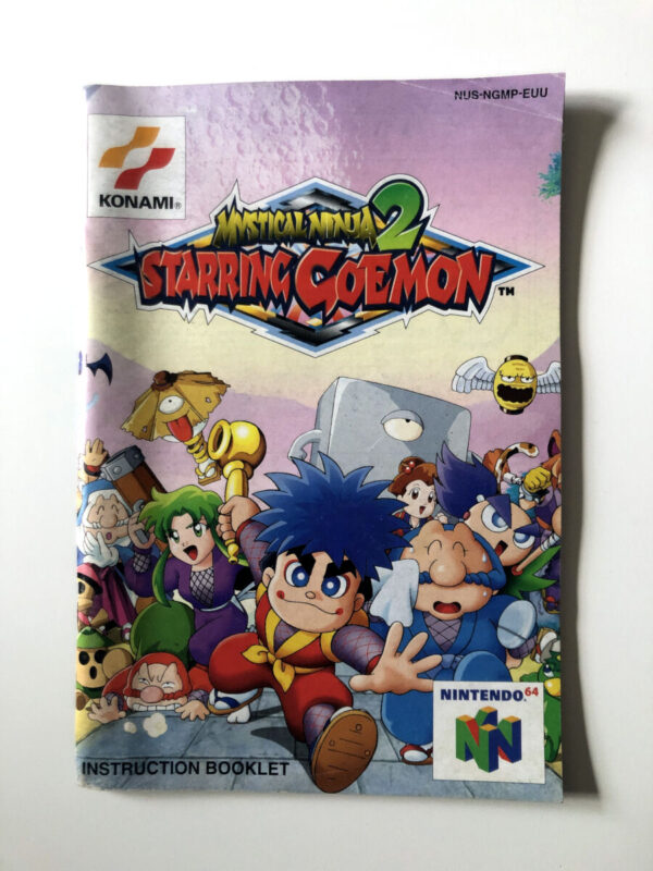 Mystical Ninja 2 Starring Goemon (N64 Manual) #187