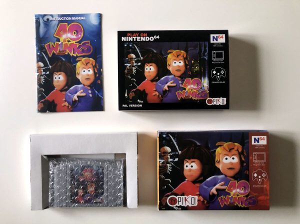 40 Winks - Kickstarter-støttet spil(N64 i original emballage)