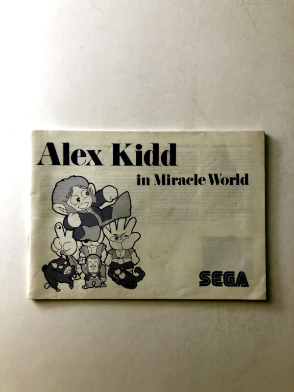 Alex Kid in Miracle World (Sega Master-manualer) #3