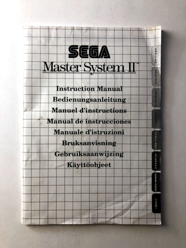 Sega Master System 2 Instruction Manual (Sega Master-manualer) #12