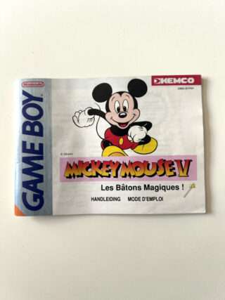 Mickey Mouse V The Wand - French (GB Classic Manual) #259