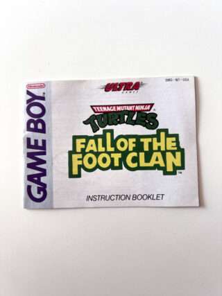 Teenage Mutant Ninja Turtles - Fall of the Foot Clan (GB Classic Manual) #251