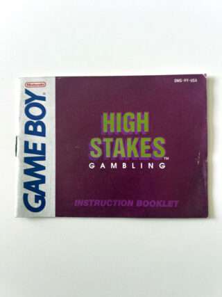 High Stakes Gambling (GB Classic Manual) #241