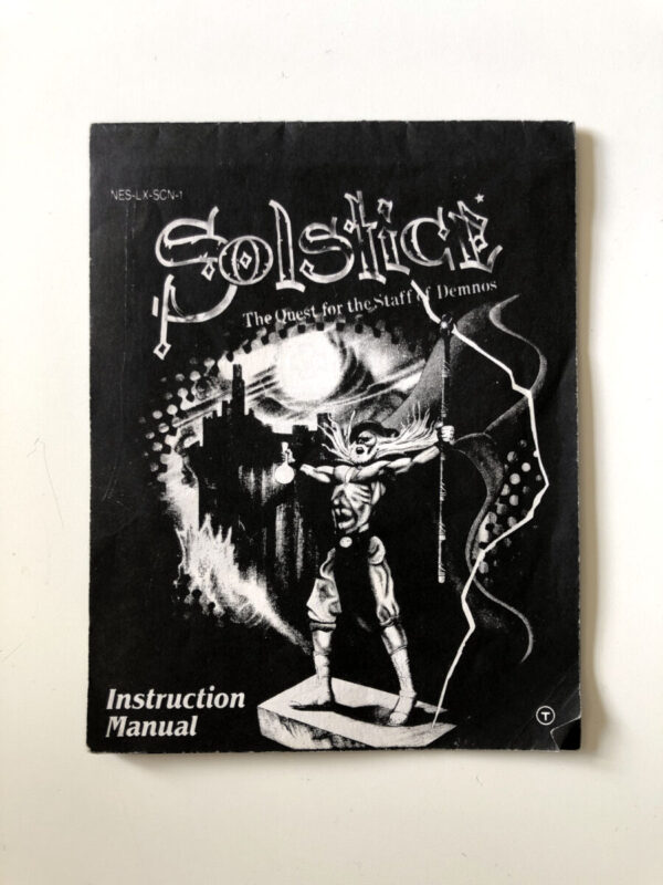 Solstice Sort Hvid Engelsk(NES Manual) #66