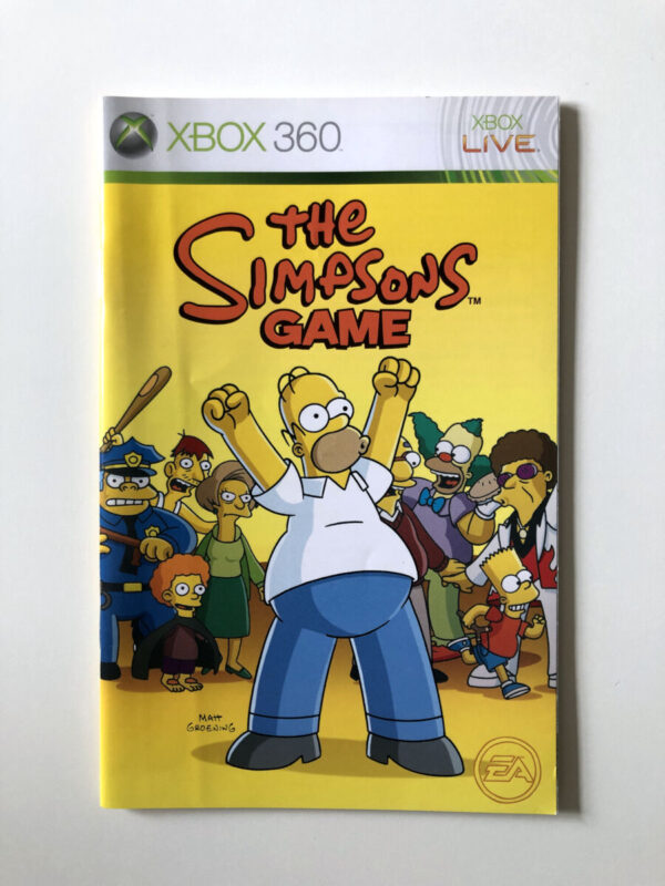 The Simpsons Game (Xbox 360-manualer) #9