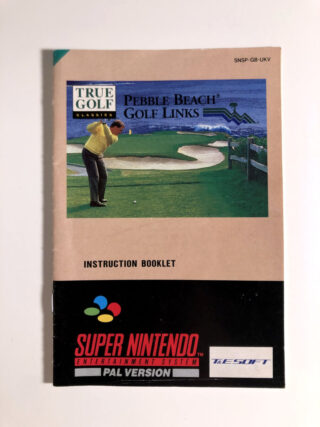 Pebble Beach Golf Links (SNES Manual) #142