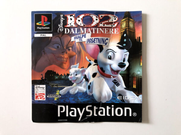 102 Dalmatinere (OBS. Ikke en manual, Kun front cover, Inlay.)(PS1-manual) #135