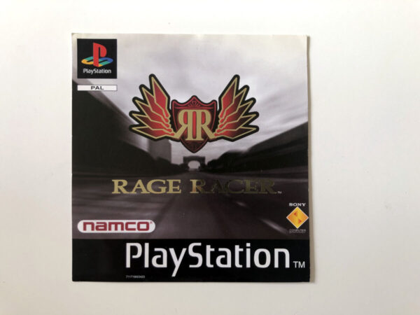 Rage Racer (OBS. Ikke en manual, Kun front cover, Inlay.)(PS1-manual) #141