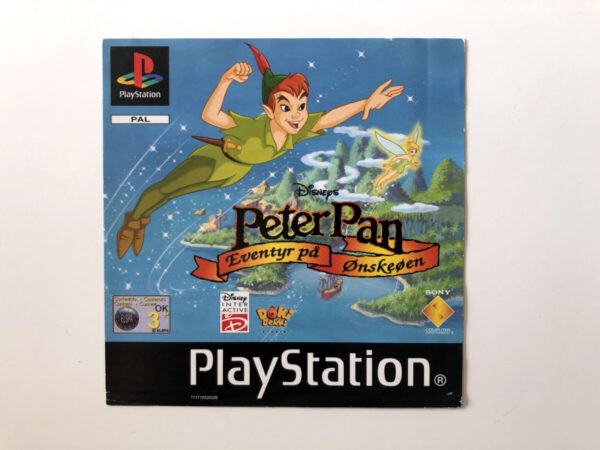Peter Pan Eventyr på Ønskeøen (OBS. Ikke en manual, Kun front cover, Inlay.)(PS1-manual) #144