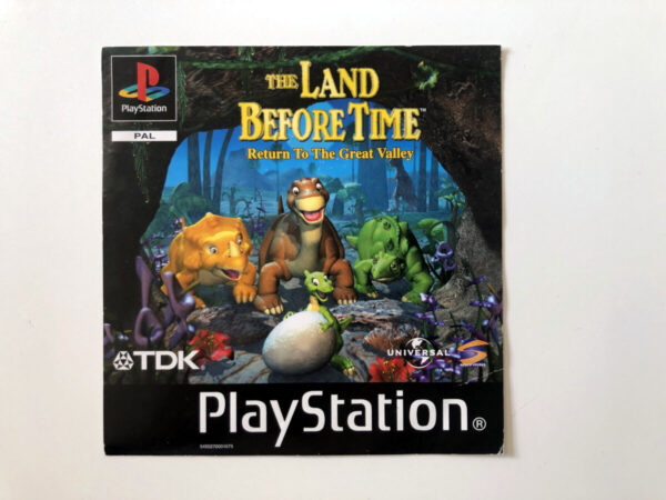 The Land Before Time (OBS. Ikke en manual, Kun front cover, Inlay.)(PS1-manual) #150